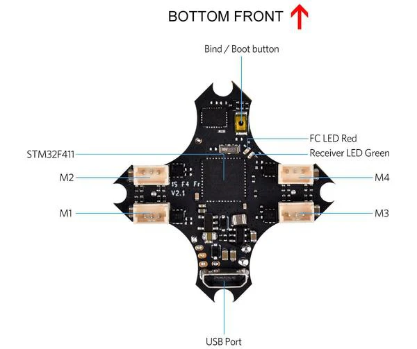 BetaFPV 1S Brushless All-In-One Flight Controller V2.2 - Image 4