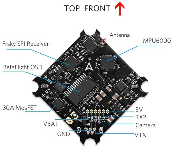 BetaFPV F4 Brushed Flight Controller - Image 3