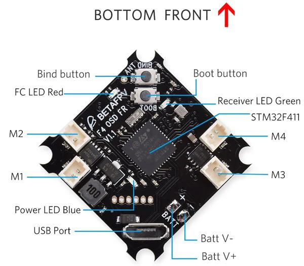 BetaFPV F4 Brushed Flight Controller - Image 4