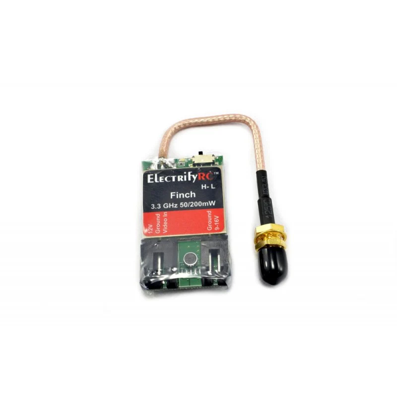 ElectrifyRC Finch 3.3GHz 50-200mW Video Transmitter