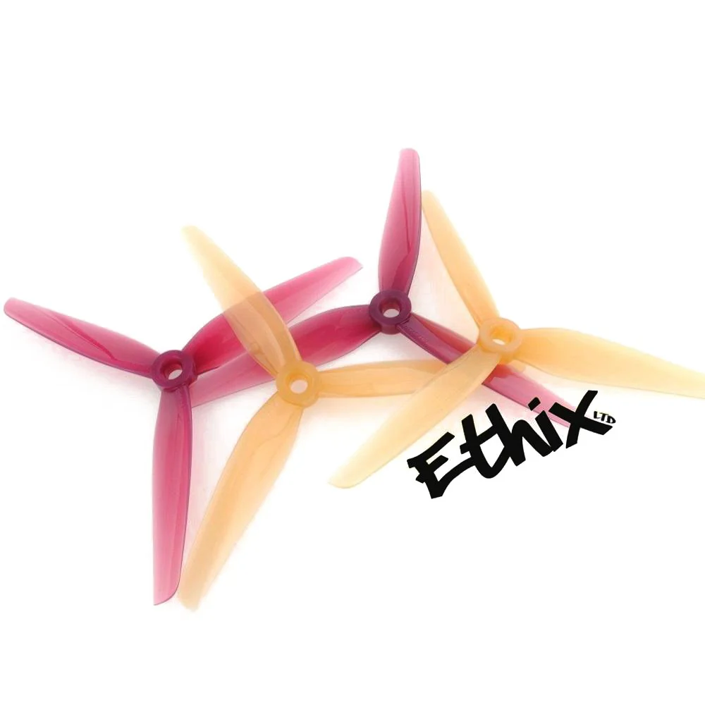 HQProp Ethix P3 5130 Tri-Blade Propellers (Peanut Butter & Jelly)