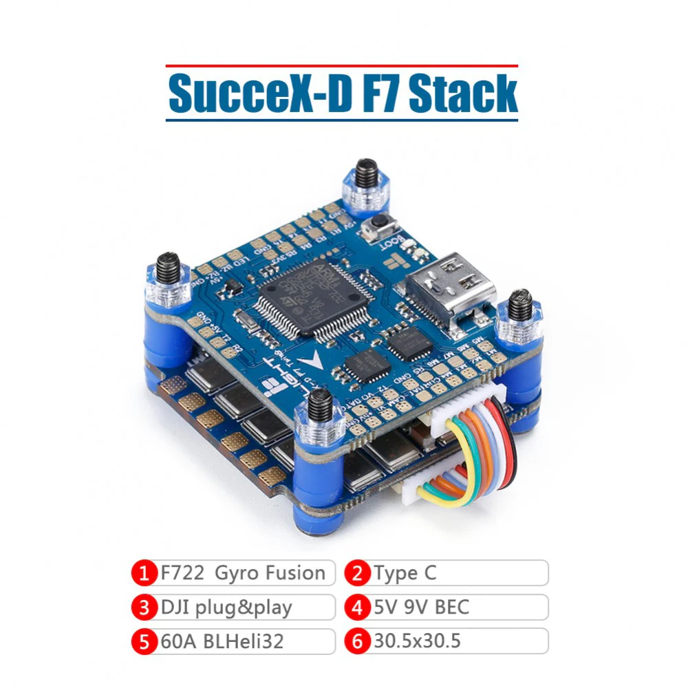 iFlight SucceX-D F7 V2.2 60A TwinG Stack