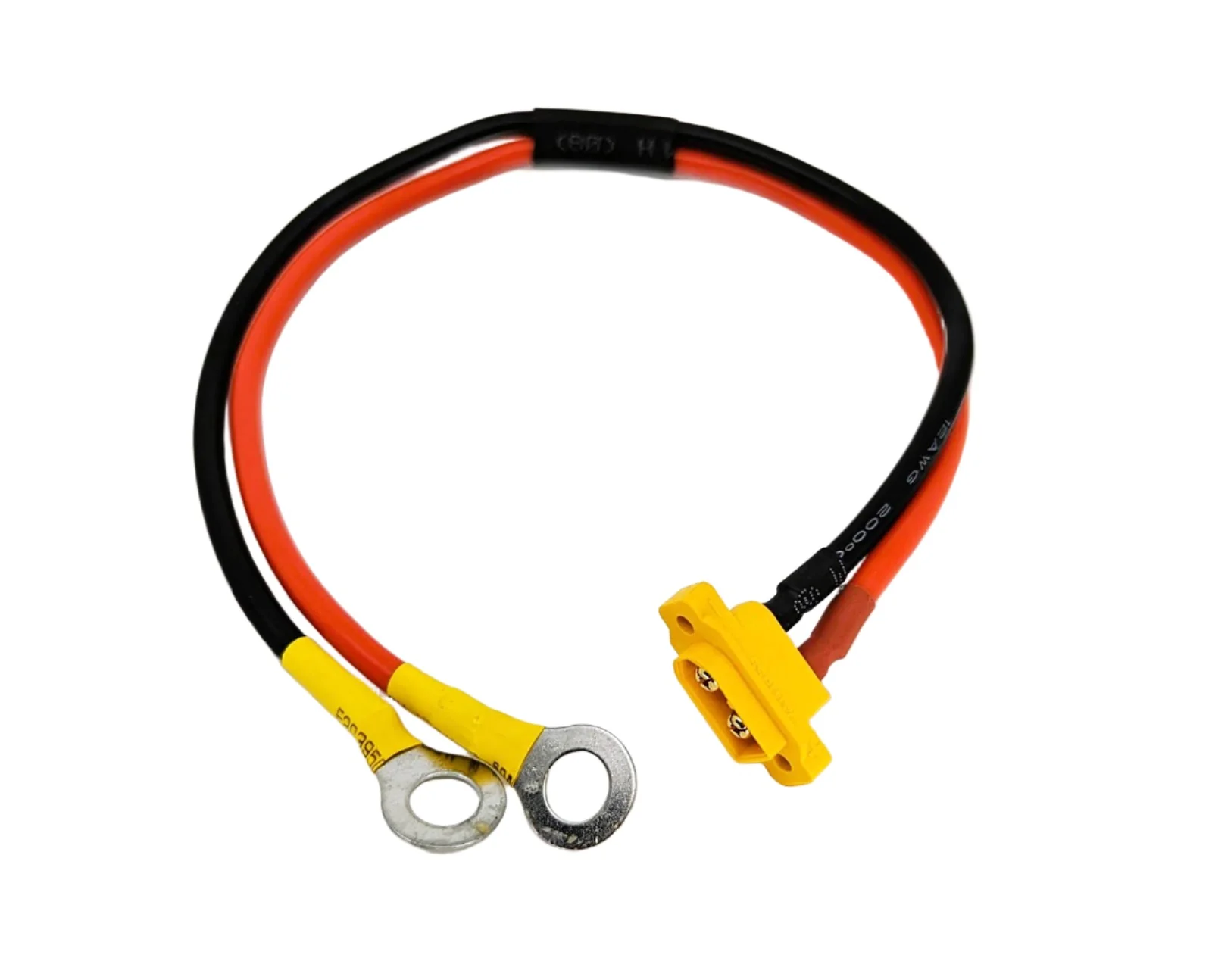 Panel Mount XT60 to Ring Connector Cable