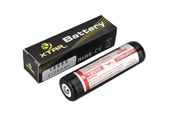 XTAR 3100mAh 18650 Li-Ion Battery - Image 2