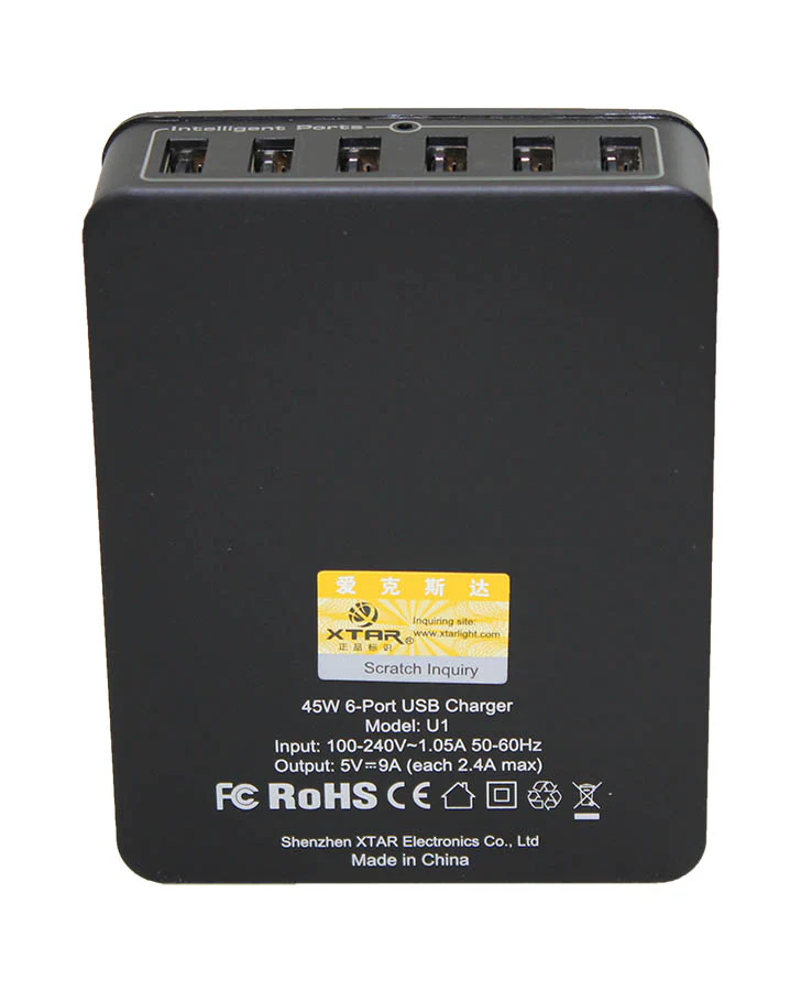 XTAR Six-U Intelligent USB Charger - Image 4